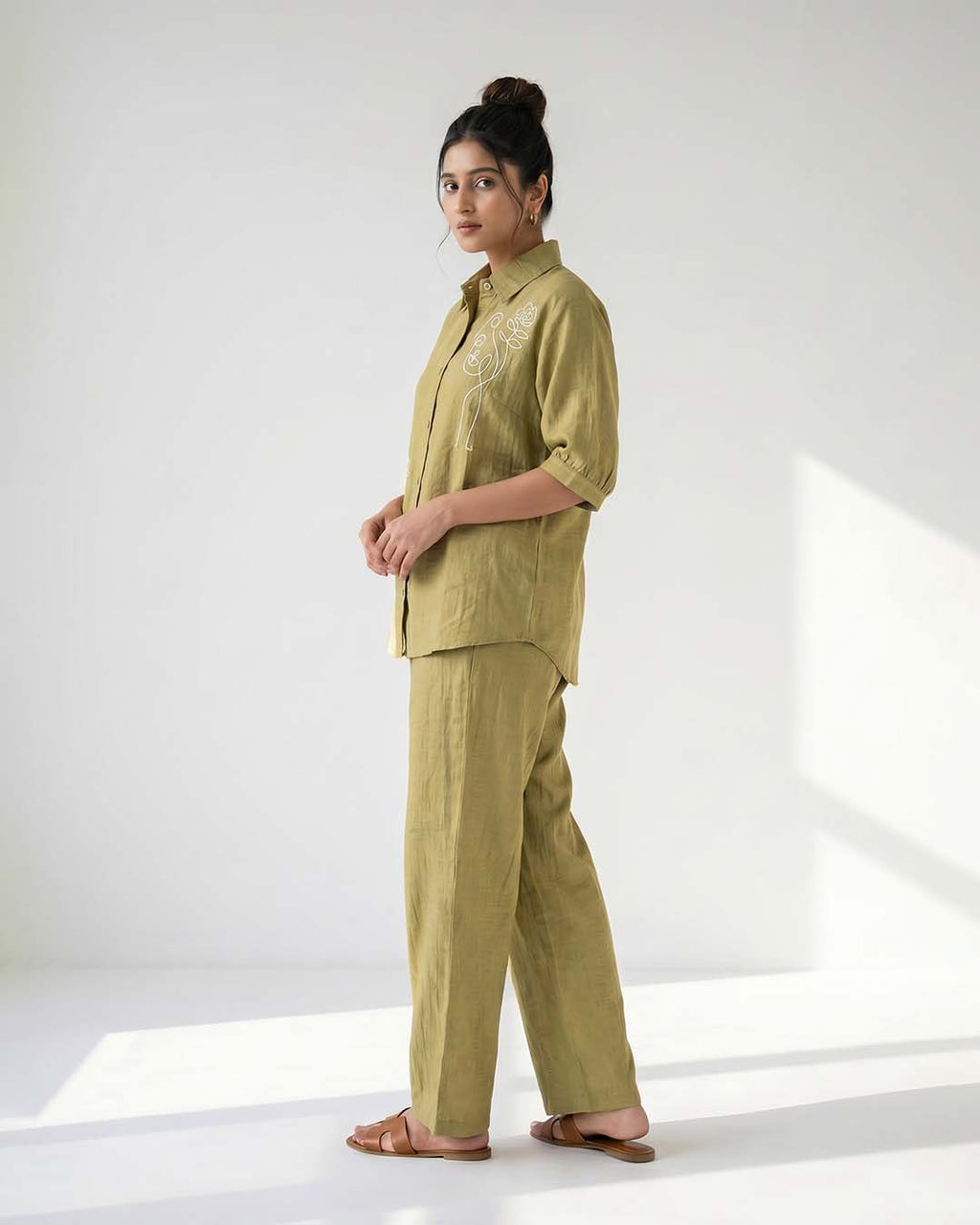 Elegant Embroidered Summer Co-Ord Set