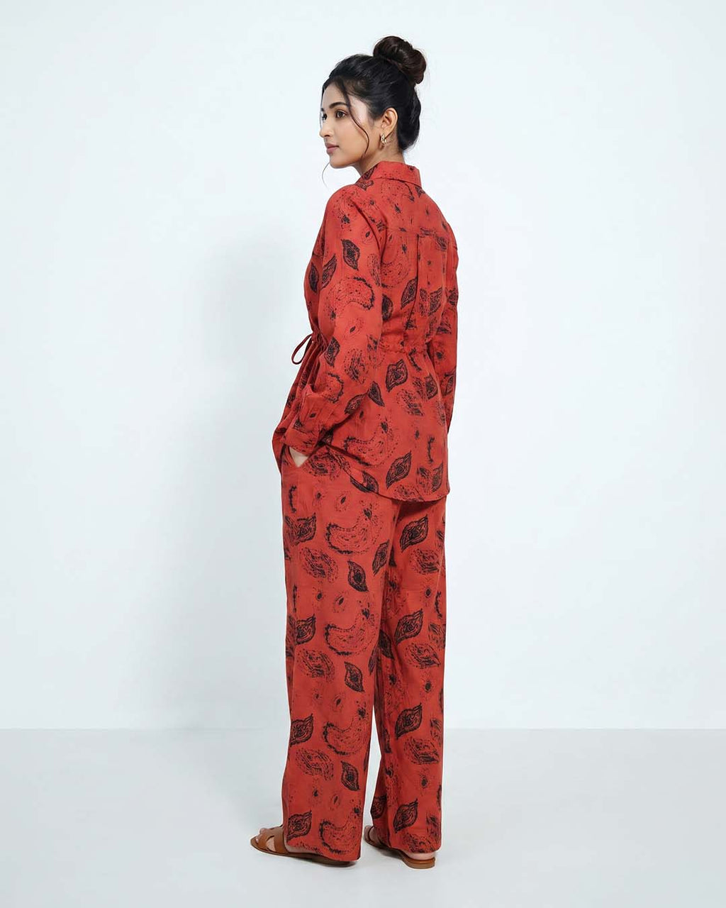 Ownle Sienna Leaf Statement Set