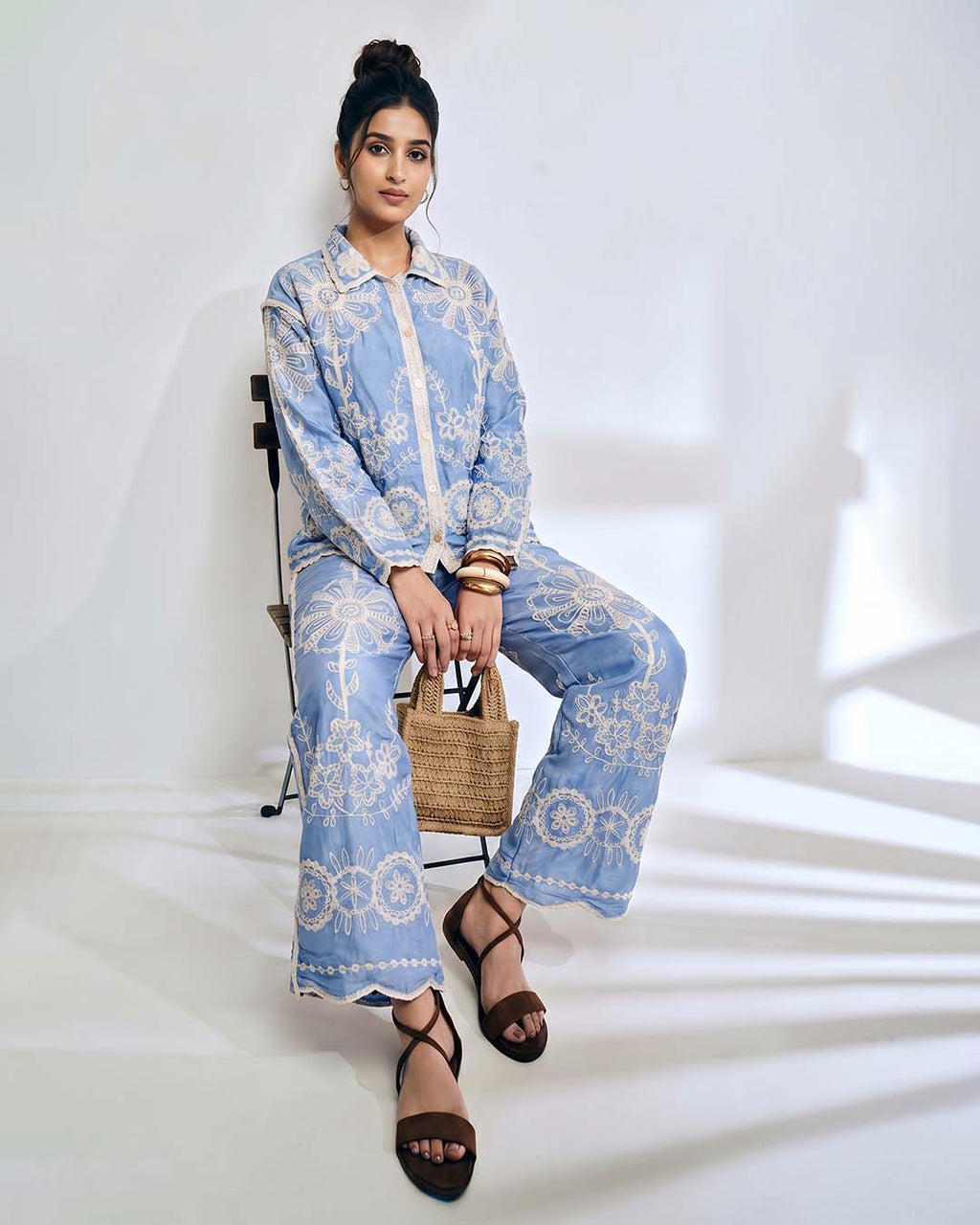 Ownle Celeste Embroidered Co-Ord Set