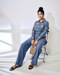 Floral Embroidered Cotton Co-ord Set