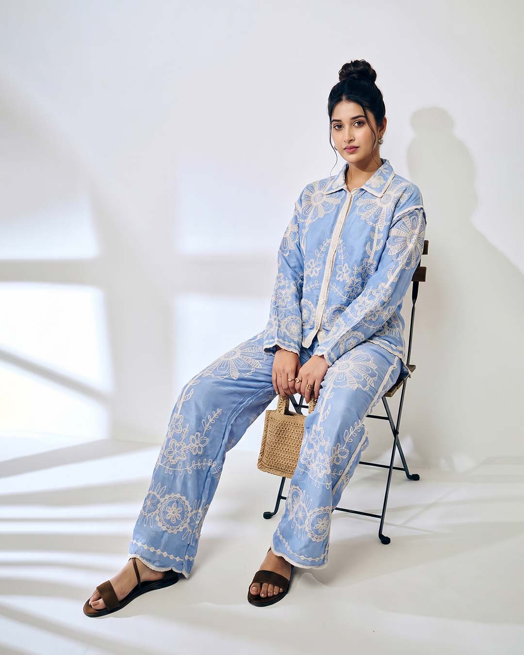 Ownle Celeste Embroidered Co-Ord Set