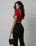 Rouge Étoile Cross-Back Top