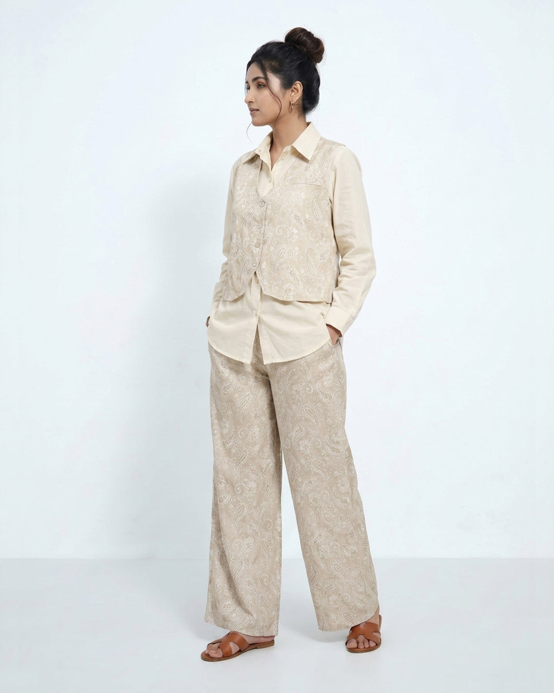 Vintage Inspired Ivory Co-Ord Set