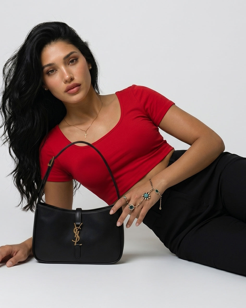 Rouge Étoile Cross-Back Top