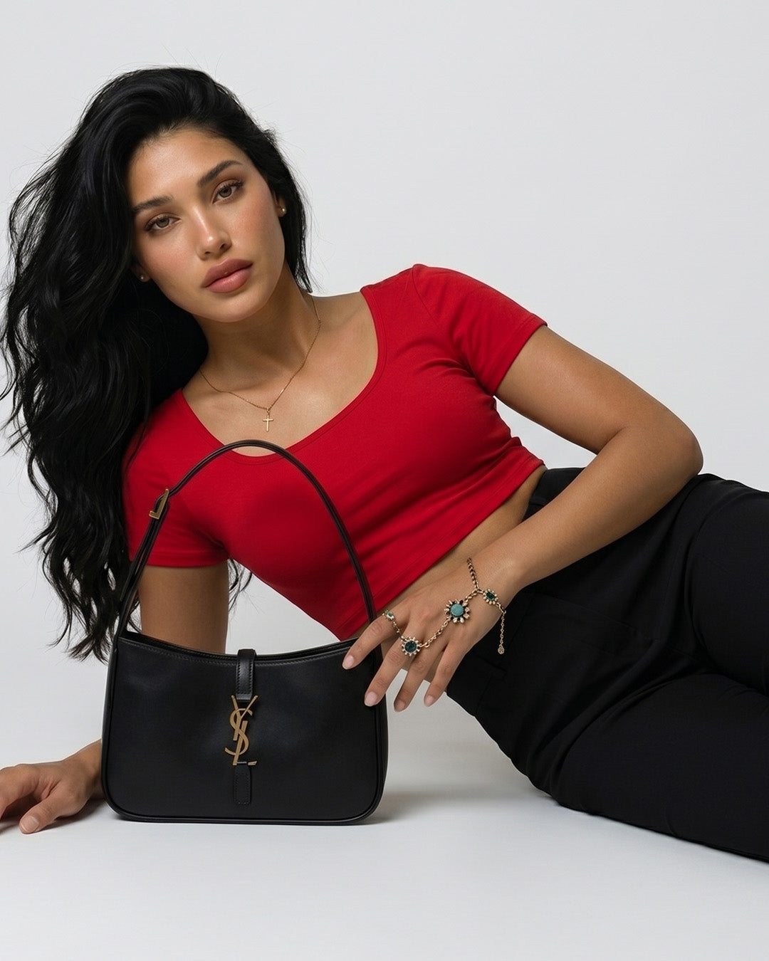 Rouge Étoile Cross-Back Top