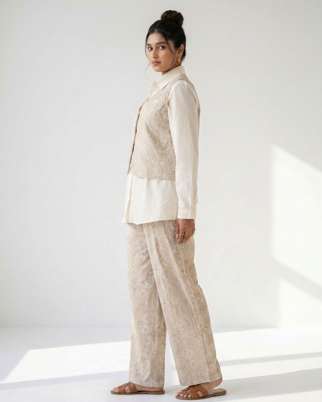 Vintage Inspired Ivory Co-Ord Set