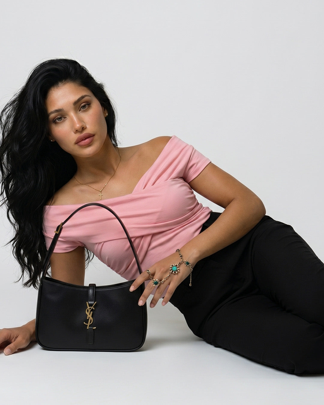 Aveline Off-Shoulder Wrap Top