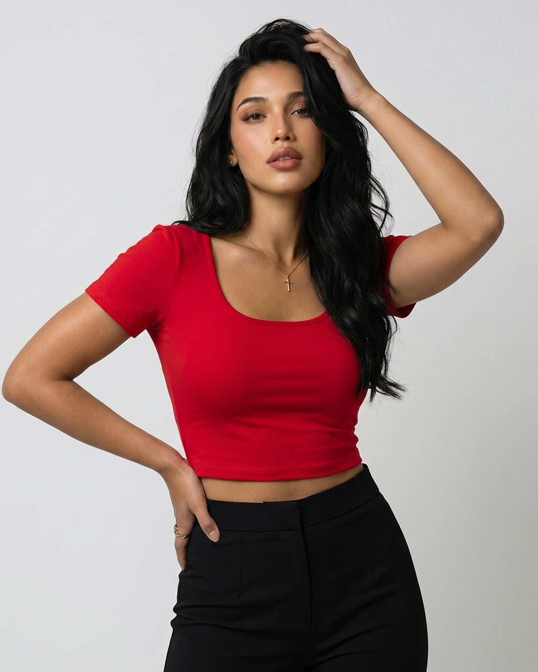 Rouge Étoile Cross-Back Top