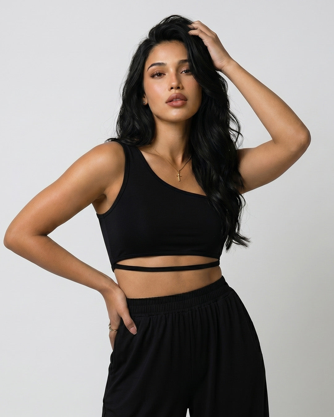 Aria One-Shoulder Co-Ord Set