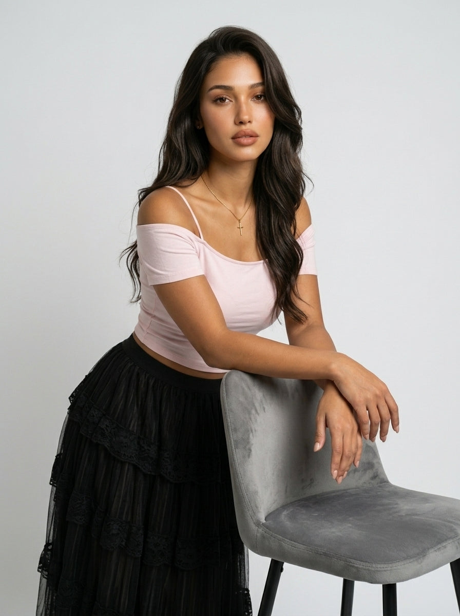 Ruched Bodycon Tube Top