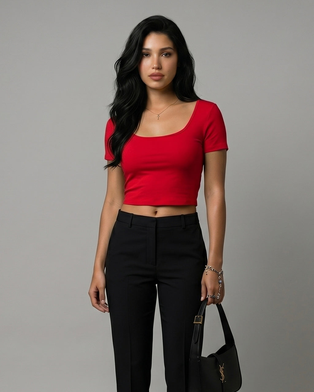 Rouge Étoile Cross-Back Top