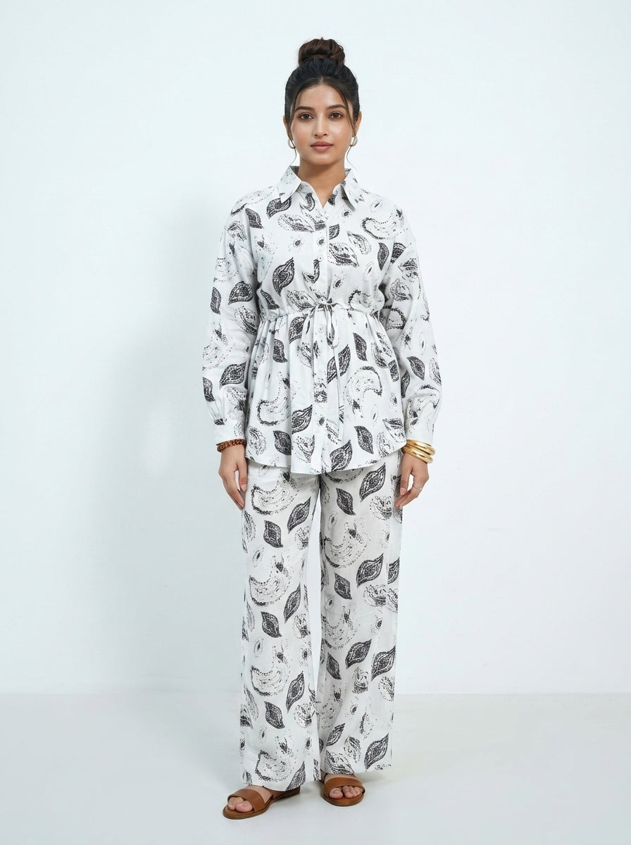 Ownle Sienna Leaf Statement Set