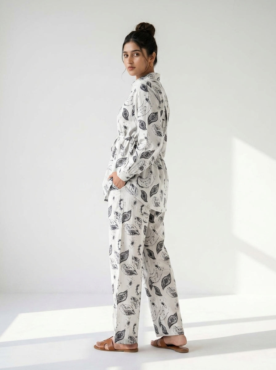 Ownle Sienna Leaf Statement Set