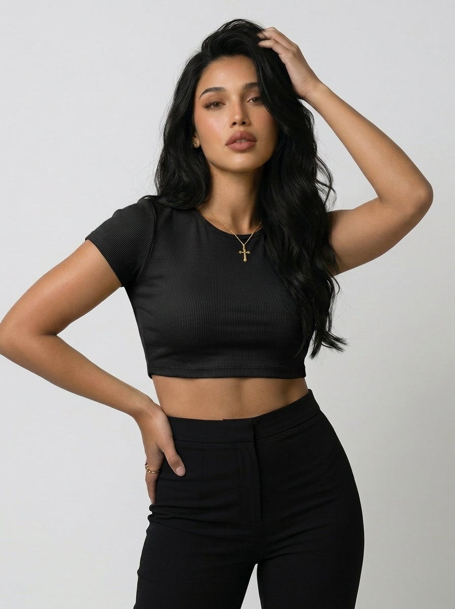 Elara Open-Back Rib Top